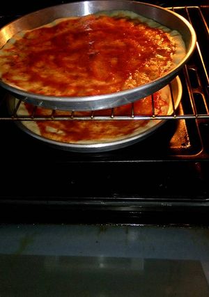 Una foto de Pizzas para compartir..!!