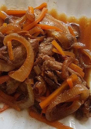 A picture of Sirloin Strip Sukiyaki.