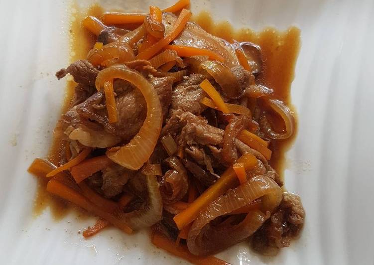 Recipe of Any-night-of-the-week Sirloin Strip Sukiyaki