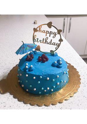 عکسی از دستور کیک تولد 💙 برای خودم😁