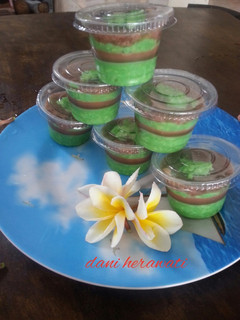 Foto resep Puding tape ketan hijau