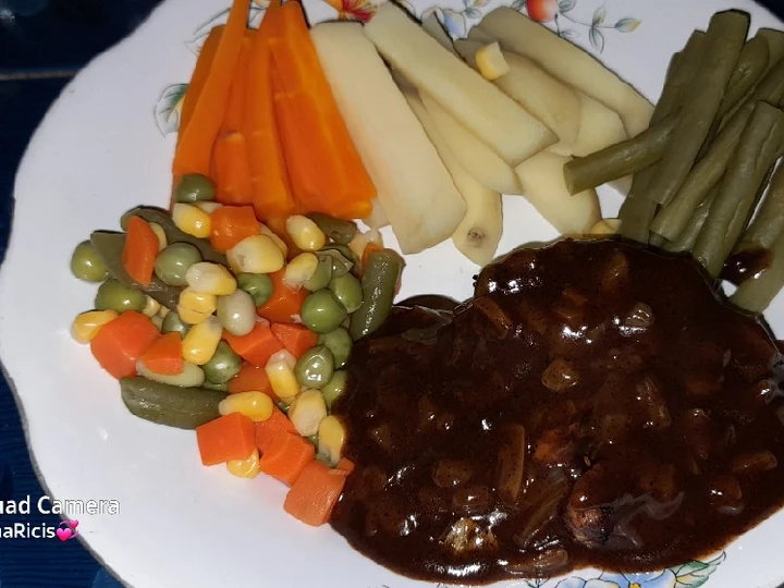 Langkah Mudah untuk Membuat Resep Bistik sapi simple yang Bikin Ngiler