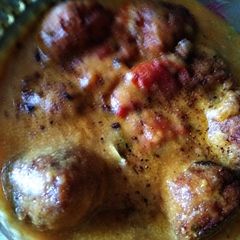Malai kofta curry A picture of Malai kofta curry.