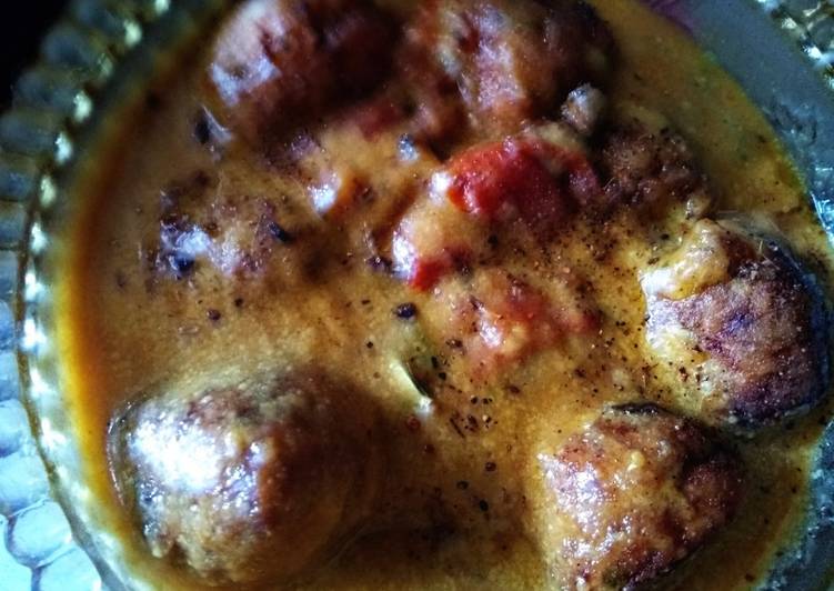 Malai kofta curry