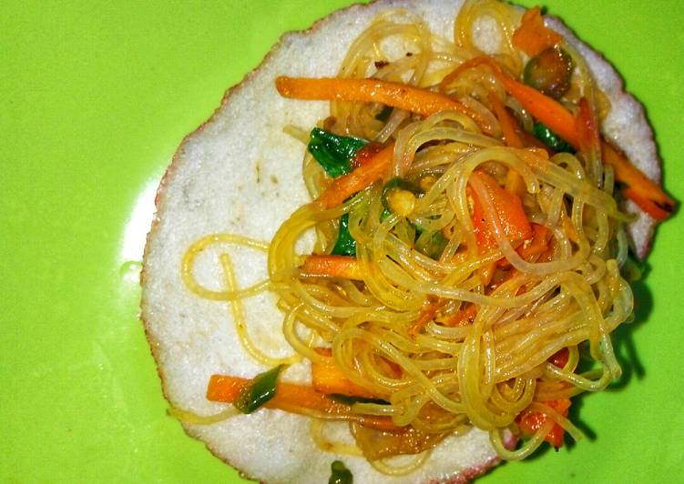 Resep Mie soun ala korea (japche rasa pribumi), Lezat