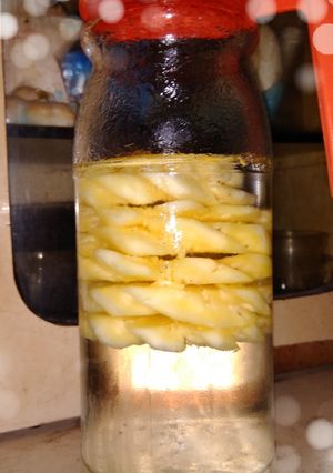 Foto resep Pineapple infuse water ( infuse water nanas🍍🍍🍍🍍🍍
