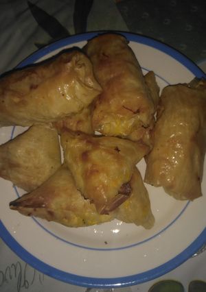 صورة لوصفة بريوات بدجاج وفرماج
