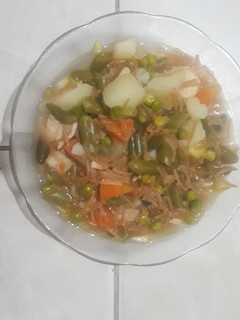 صورة لوصفة شوربة خضار بالفراخ