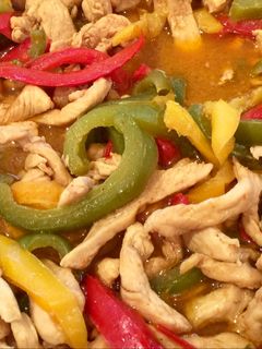 Una foto de Fajitas de pollo