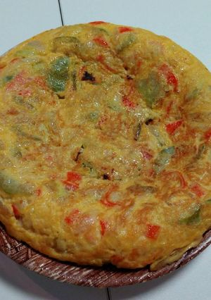 Una foto de Tortilla de calabacín y surimi