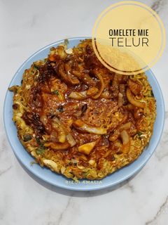 Foto resep Omelete Mie Telur Pedas