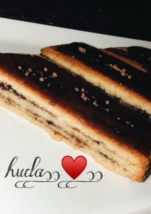 صورة لوصفة كيكة الطبقات 🥀♥️