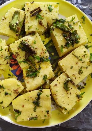 A picture of Dhokla.
