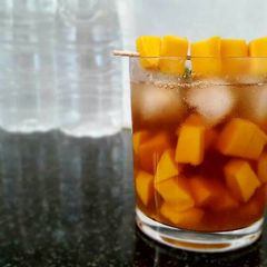 A picture of Mango iced tea.
