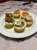 Mini cheesecake salate