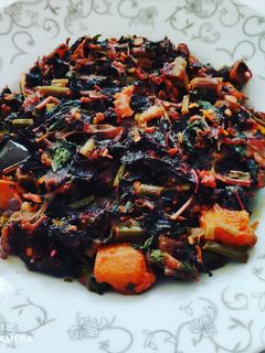 লাল শাক ঘন্ট (laal shaak ghanto recipe in Bengali) রেসিপির প্রধান ছবি