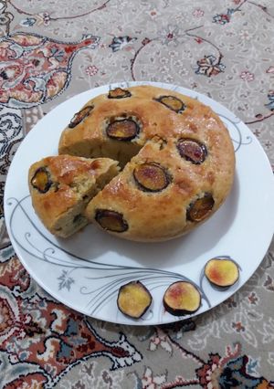 عکسی از دستور کیک انجیر 😋