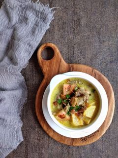 Foto resep Soto Betawi Kuah Santan Susu