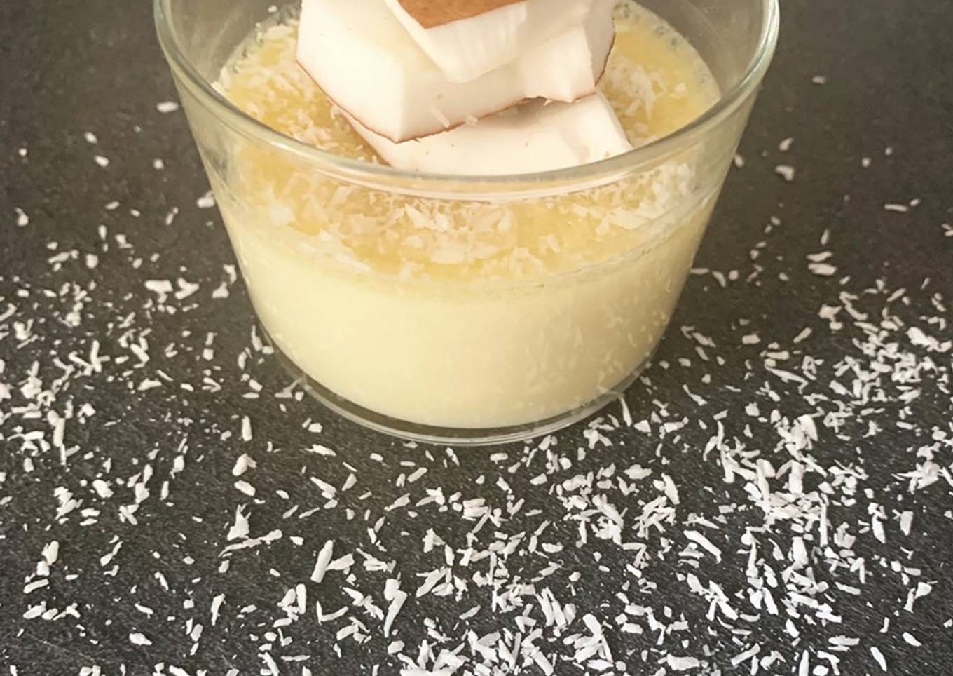 Flan sans pâte noix de coco