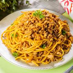 Resep Spaghetti Rendang-レシピのメイン写真
