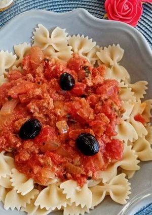 Une photo de Farfalle au thon