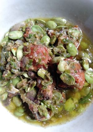 Foto resep Ayam pete rawit ijo pedas nampoll