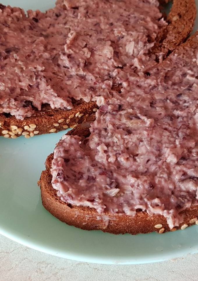 Паштет из фасоли и грибов