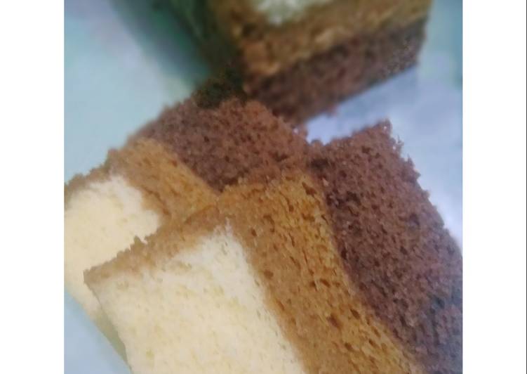 Cara Gampang Membuat 12. Tiramisu Steamed Cake Gluten Free Anti Gagal