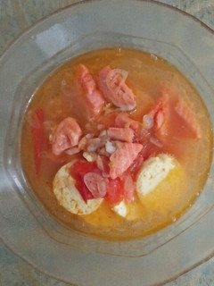 Foto resep Sup salmon with tofu (baby 1y+)