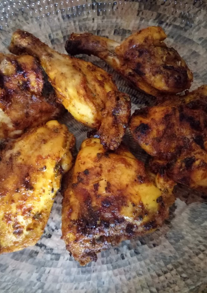 صورة لوصفة دجاج متبل ومشوي