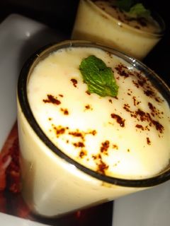 A picture of Mango lassi.