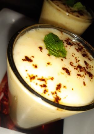 A picture of Mango lassi.