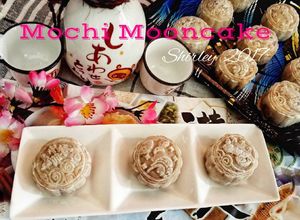 Foto resep SNOW SKIN Mooncake isi pasta Ubi Ungu😘