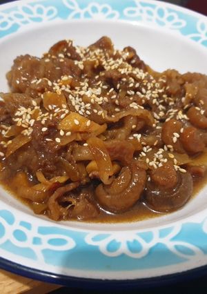 Foto resep Sliced beef (ala yoshinoya)