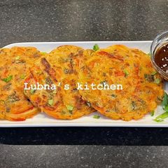 A picture of Vegetable pancakes:.