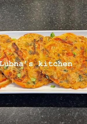 A picture of Vegetable pancakes:.