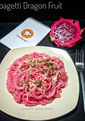 Foto resep Spagetti Dragon Fruit