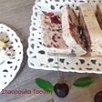 Κορμός παγωτό με γιαούρτι και κεράσια