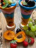 🍧Verrines fruits 🍑🥝🫐de saison 🍒🍓🍇