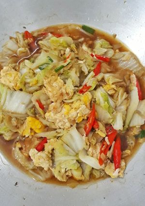 Foto resep Tumis Sawi Putih dan Telur