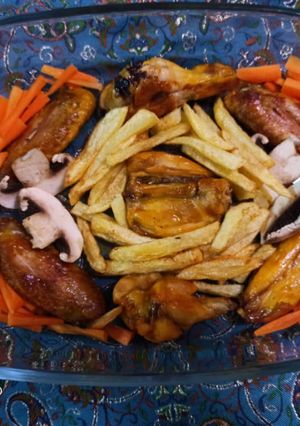 عکسی از دستور جوجه در اون توستر🤩🤩