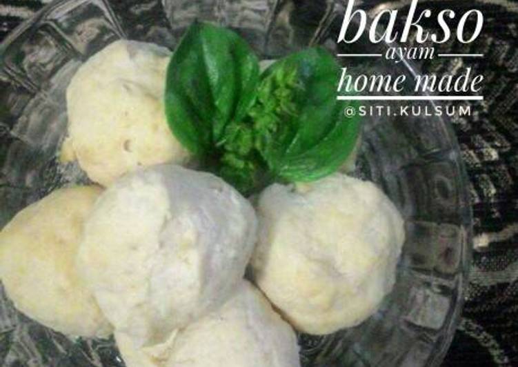 Bakso ayam home made (menu DEBM)