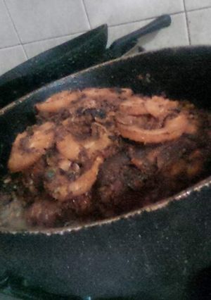Una foto de Pernil de Cerdo relleno