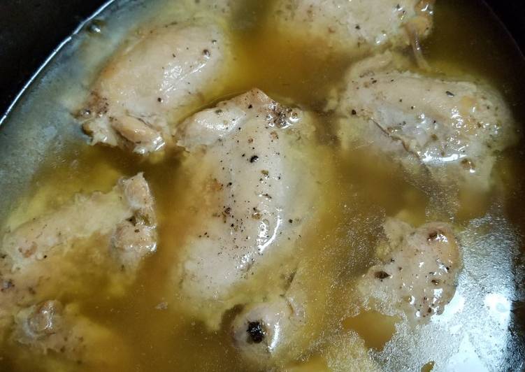 Slow Cooker Bronx Lemon Butter Chicken