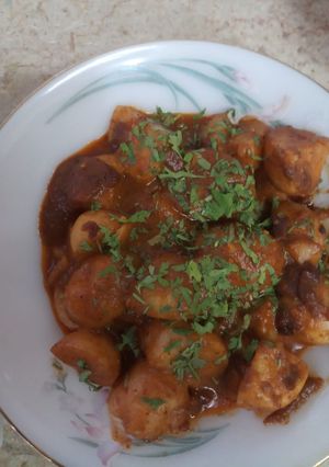 A picture of Khatte aaloo #RamadanSpecial.