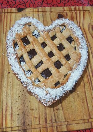 Una foto de Pasta frola con harina leudante de San Valentin