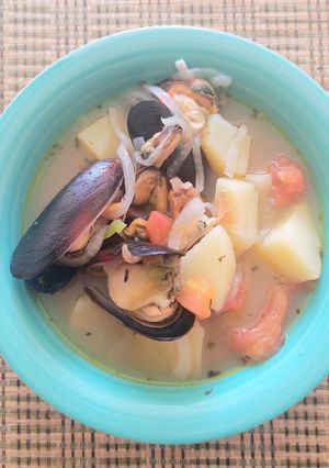 Una foto de Caldillo de mariscos