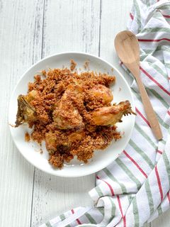 Foto resep Ayam goreng lengkuas kremes