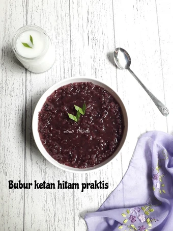 Cara Mudah Membuat Resep Bubur ketan hitam praktis pakai magic com yang Enak Banget Anti Ribet, Mantap Sekali