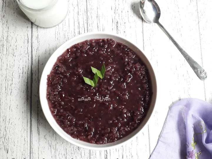 Cara Mudah Membuat Resep Bubur ketan hitam praktis pakai magic com yang Enak Banget Anti Ribet, Mantap Sekali